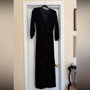 Suzi Kondi Black Long Sleeve Jumpsuit